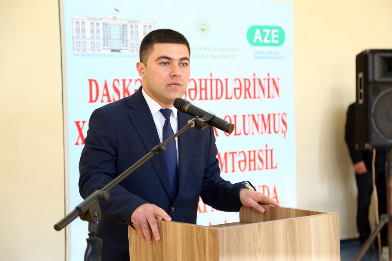 Daşkəsən şəhidlərinin xatirəsinə həsr olunan voleybol birinciliyi keçirildi - FOTOLAR